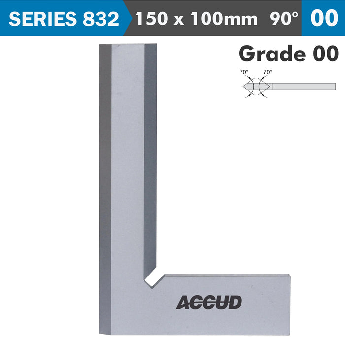 BEVELED EDGE SQUARE 90 DEG. GRADE 00 150X100MM