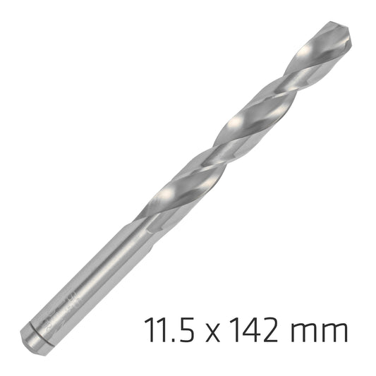 ALPEN PRO HSS 11.5MM DRILL DIN 338 RN 135 SPLIT POINT PLASTIC WALLET