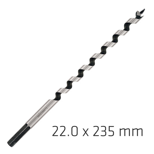 WOOD AUGER DRILL BIT 22 X 235MM