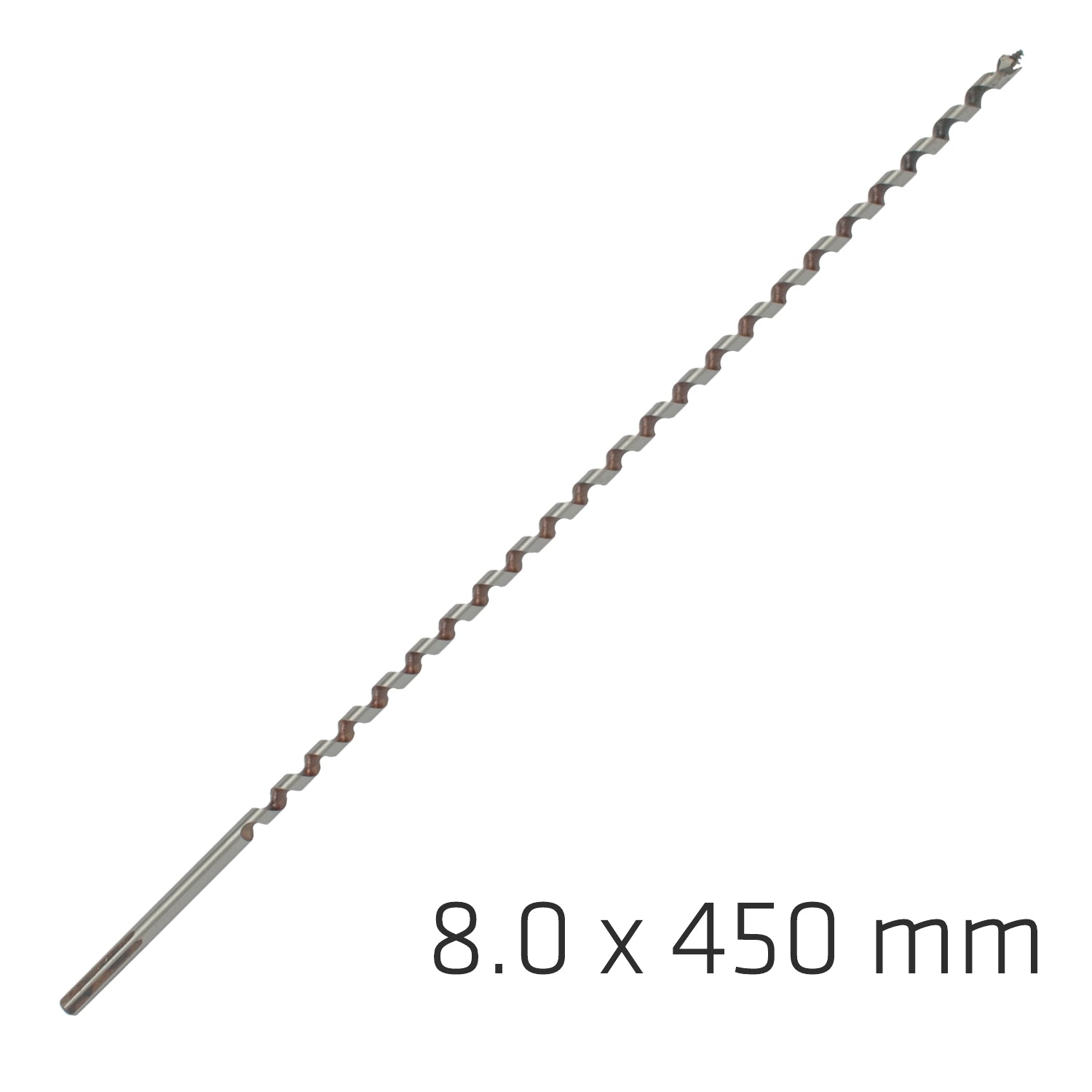 WOOD AUGER DRILL BIT 8 X 450MM