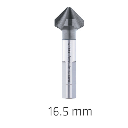 HSS-ECO5 COUNTERSINK 90  16.5 DIN 335 SHAPEC 3-SURFACE SHANK ALUNIT CO