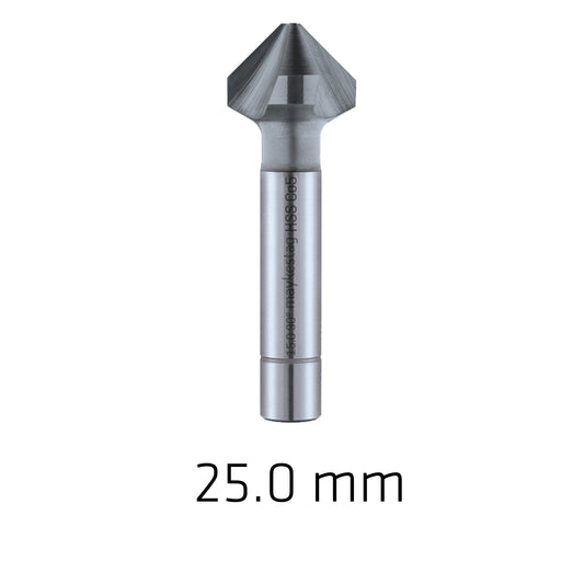 HSS-ECO5 COUNTERSINK 90  25.0 DIN 335 SHAPE C ALUNIT COATED