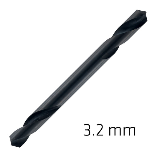 HSS SUPER DRILL BIT DOUBLE ENDED 3.2MM POUCHED