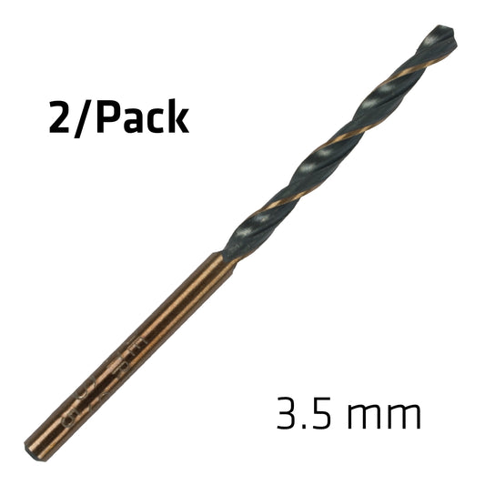 HSS SPRINT MASTER  3.5MM X2 SLEEVED DIN338 ALPEN DRILL BIT