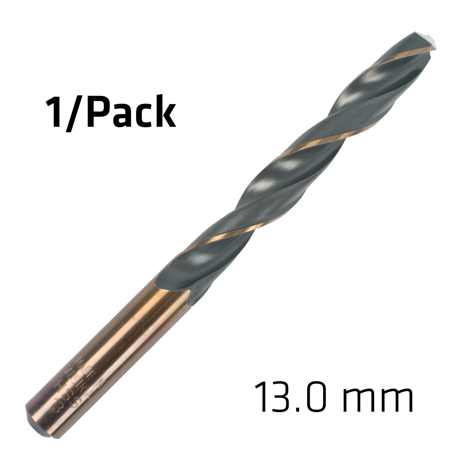 HSS SPRINT MASTER  13.0MM X1 SLEEVED DIN338 ALPEN DRILL BIT