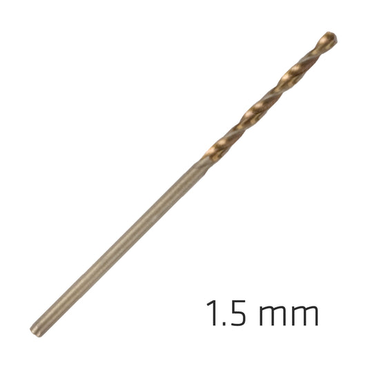 HSS SPRINT MASTER 1.5MM 10-PACK HANG TAG DIN 338 ALPEN DRILL BITS