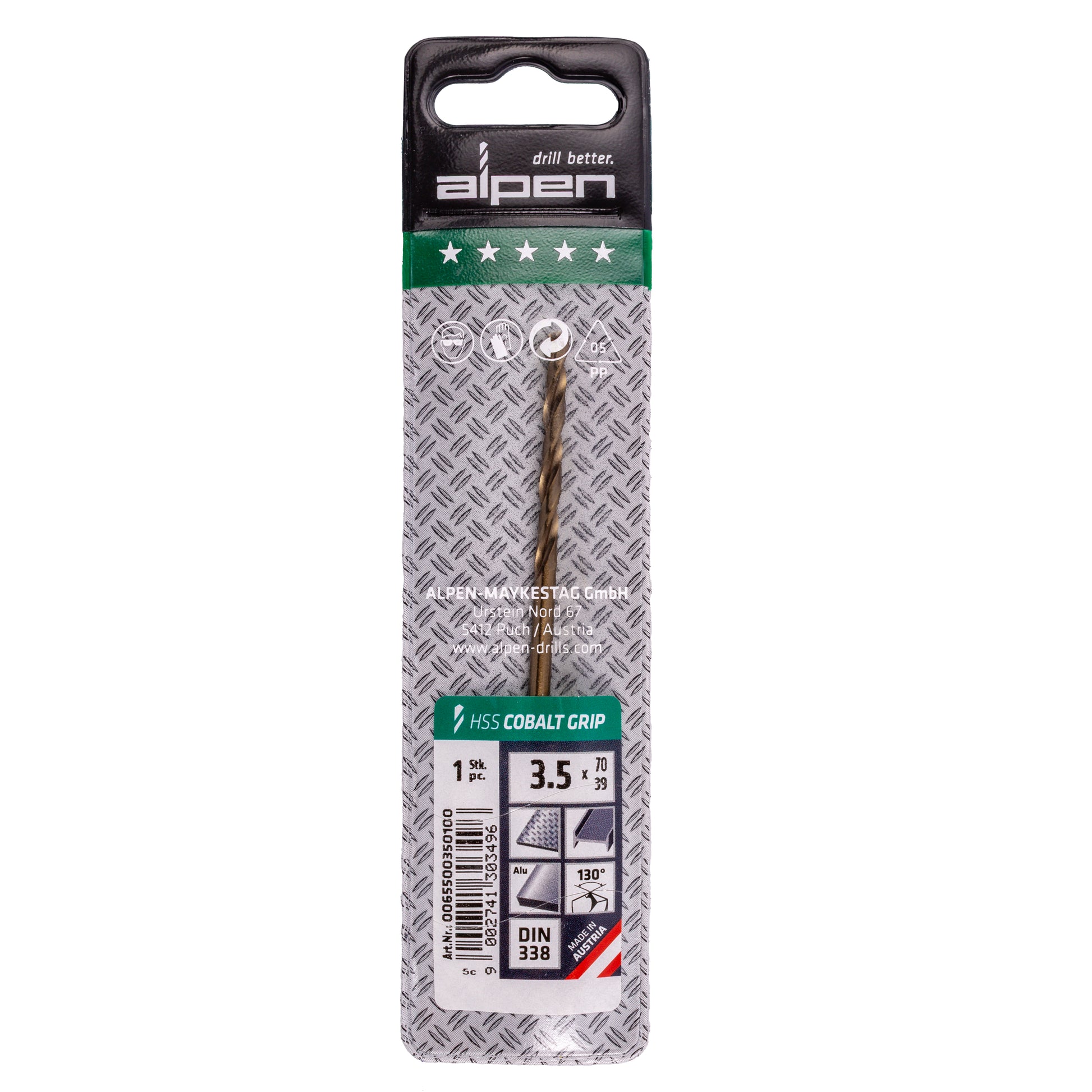 HSS COBALT GRIP 3.5 PLW