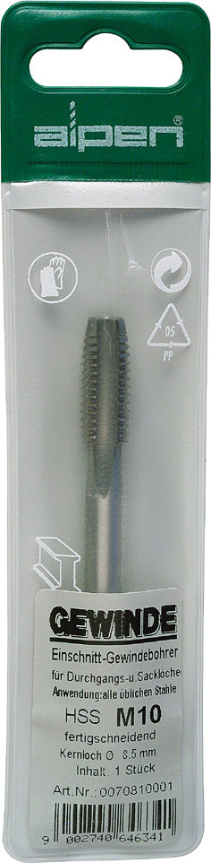 TAP 3MM HSS IN POUCH 0.5MM PITCH