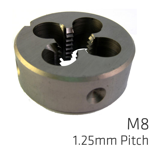 MACHINE DIE COBALT 8MM SPIRAL POINT IN POUCH 1.25MM PITCH