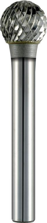 TC ROTARY BURR 12MM SPHERICAL FOR HARD METALS