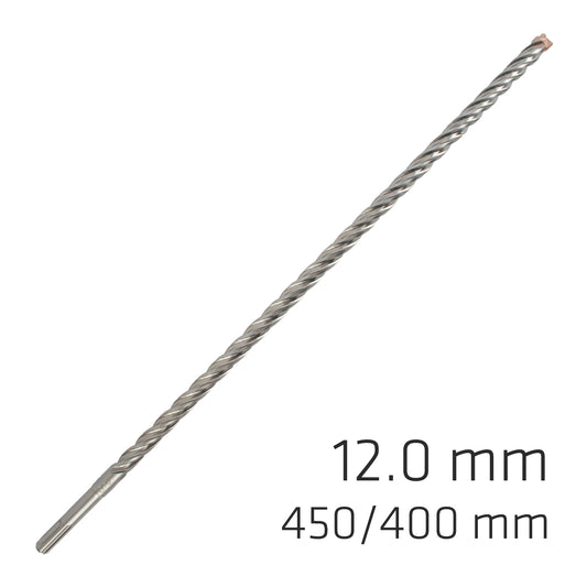 FORCE X 12.0 x 450/400 SDS-PLUS REBAR DRILL BIT X4 CUTTING EDGES