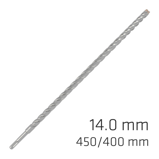 FORCE X 14.0 x 450/400 SDS-PLUS REBAR DRILL BIT X4 CUTTING EDGES