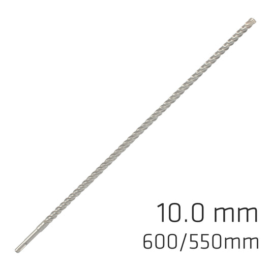 FORCE X 10.0 x 600/550 SDS-PLUS REBAR DRILL BIT X4 CUTTING EDGES