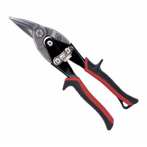 Aviation Tin Snip Left Hand 250mm Red