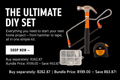DIY Starter Tool Bundle – Hammer, Saw & Measuring Tape Set (Save R63.87)