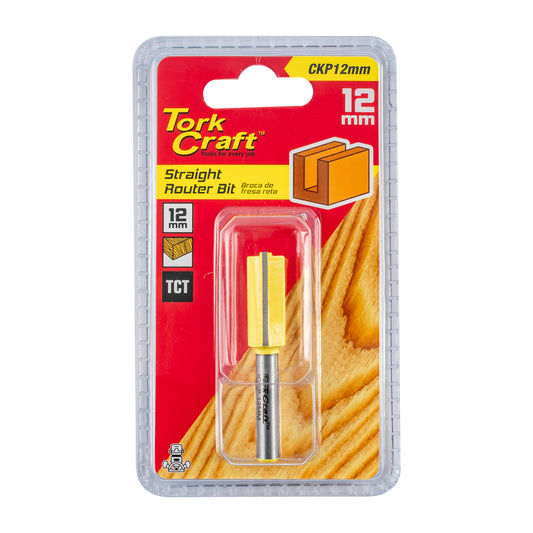 ROUTER BIT STRAIGHT 12MM