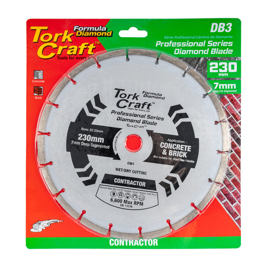 DIAMOND BLADE SEGMENTED 230MM