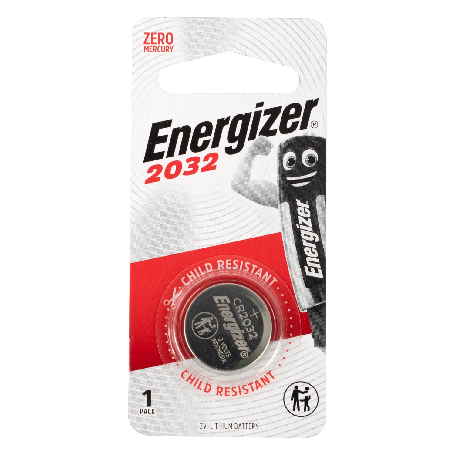2032 3V LITHIUM COIN BATTERY (MOQ12) ENERGIZER