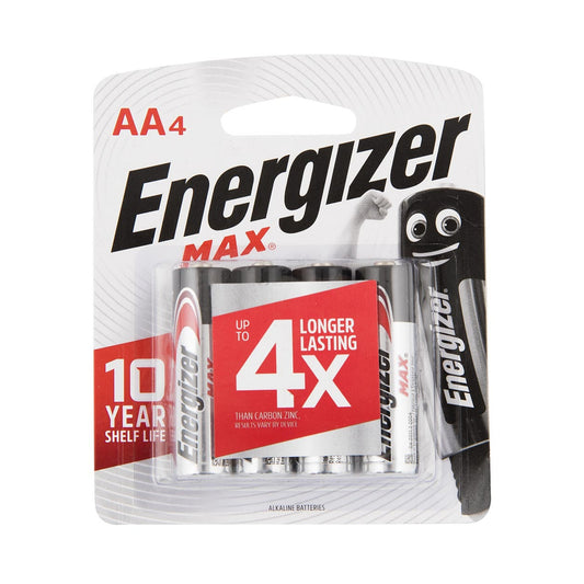 MAX AA BATTERY-4PACK (MOQ12) ENERGIZER