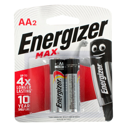 MAX AA BATTERY-2PACK (MOQ20) ENERGIZER