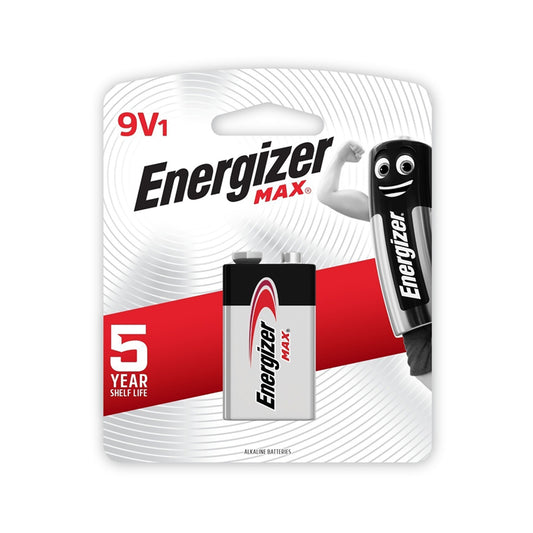 MAX 9V BATTERY-1PACK (MOQ12) ENERGIZER