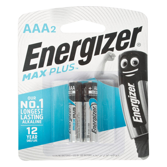 MAXPLUS AAA BATTERY-2PACK (MOQ12) ENERGIZER