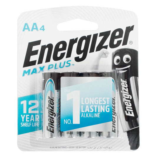 MAXPLUS AA BATTERY-4PACK (MOQ12) ENERGIZER
