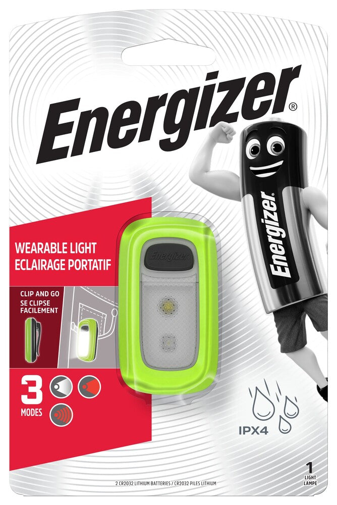 WEARABLE CLP LIGHT 30LUMENS ENERGIZER