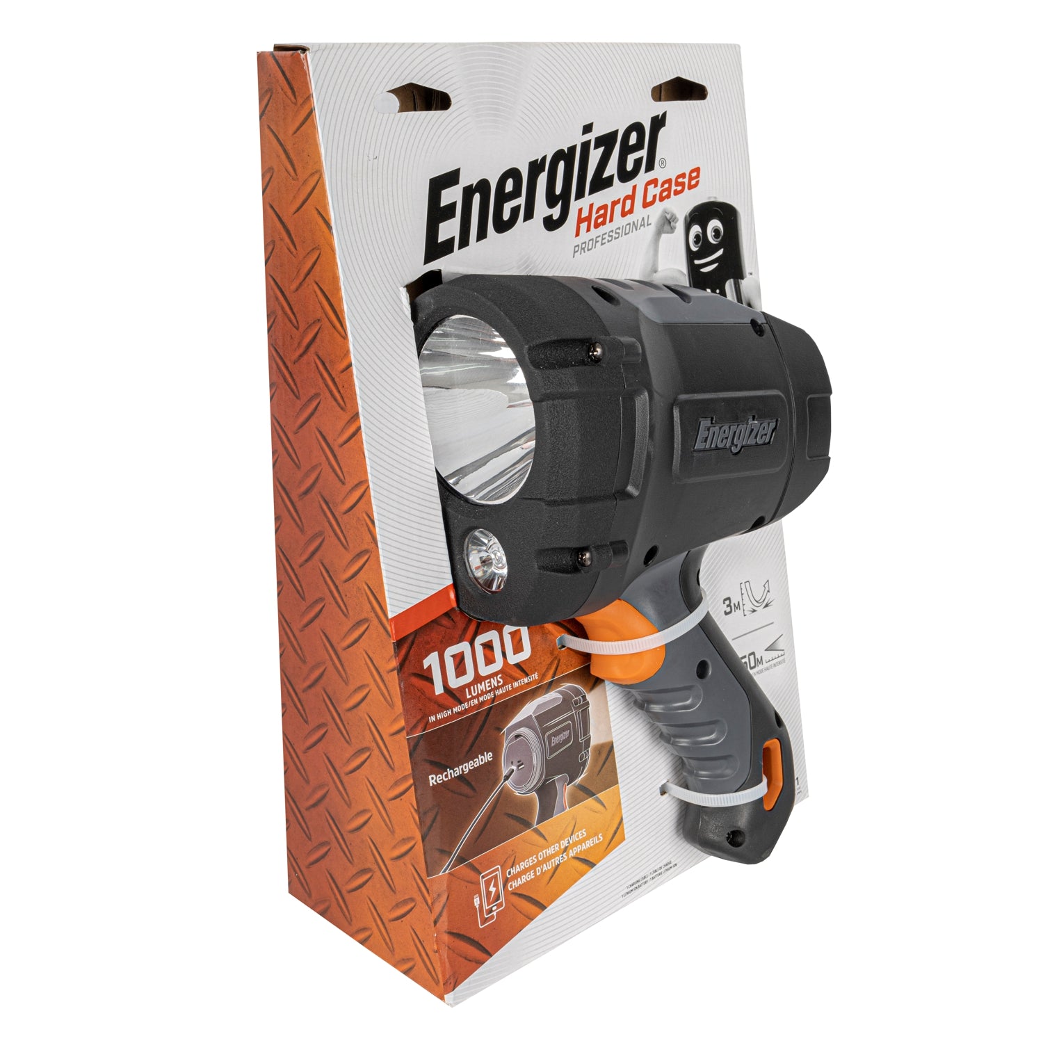 HARD CASE RECHARGEABLE SPOTLIGHT 1000LUMENS ENERGIZER