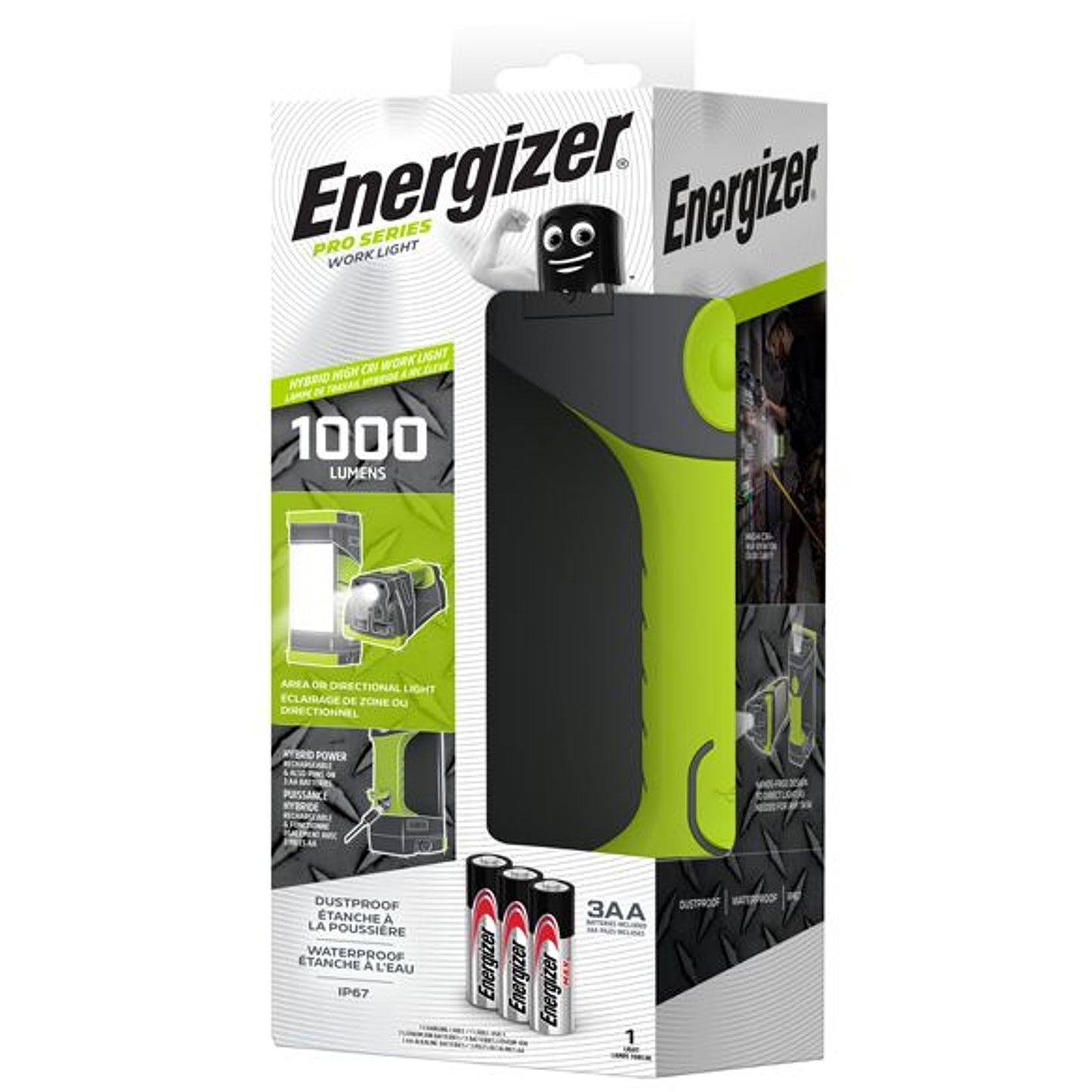 PRO SERIES HYBRID WORK FLASHLIGHT ENERGIZER TORCH