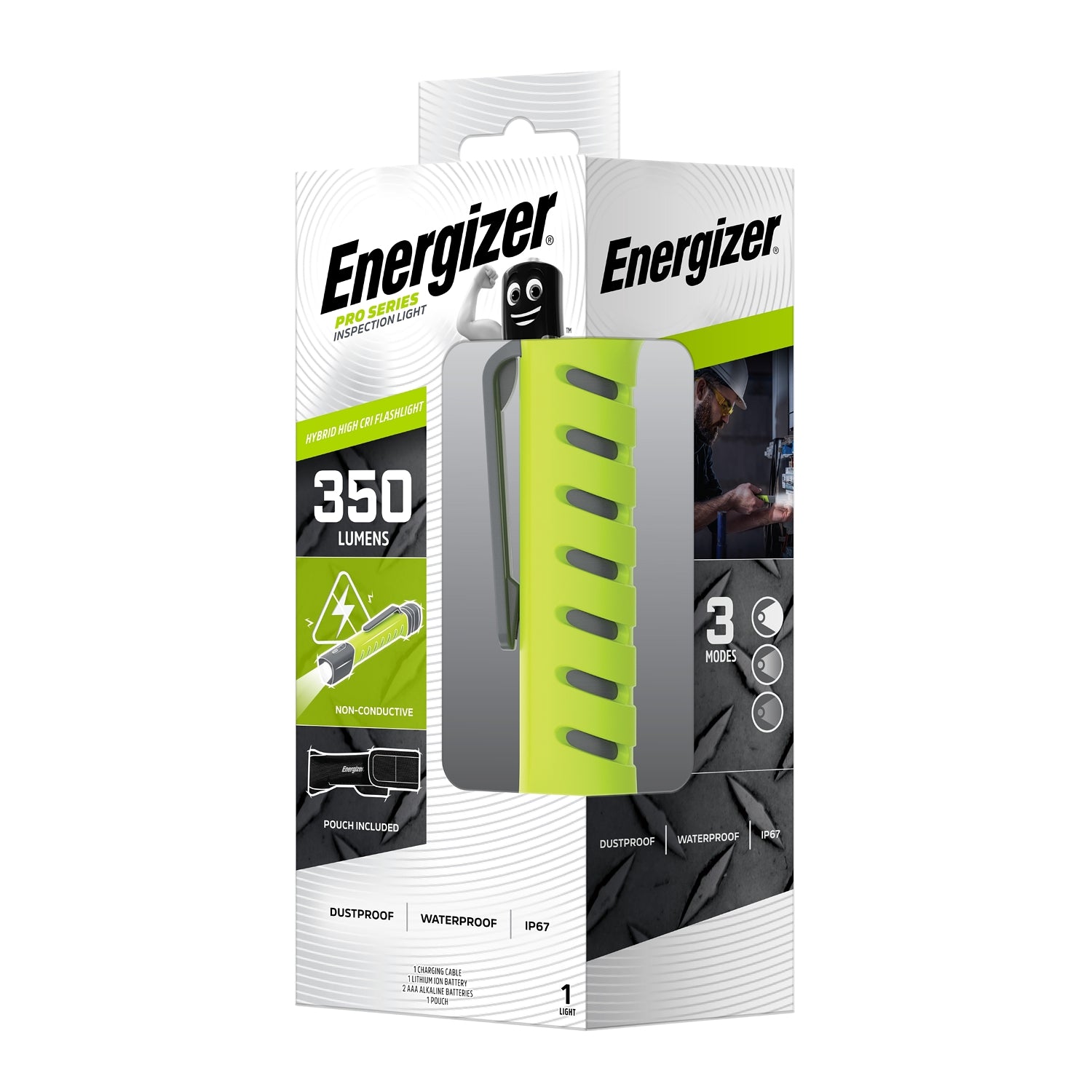 PRO SERIES INSPECTION FLASHLIGHT ENERGIZER TORCH