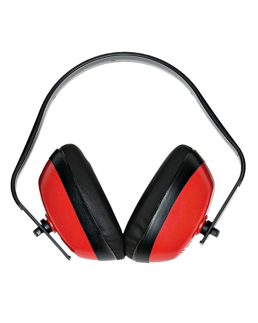 Ear Muff Red Black