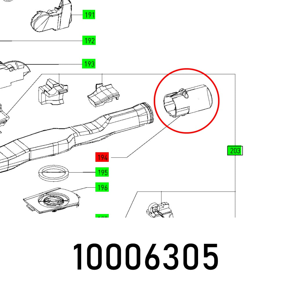 EXTRACTOR CONNECTOR LHS 225 EQ