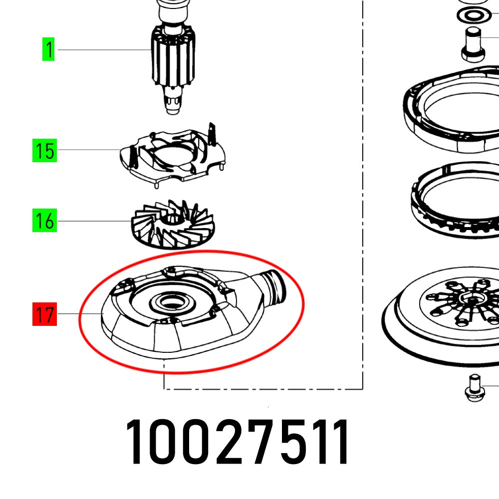 BEARING COVER ETS 150 ET-BT
