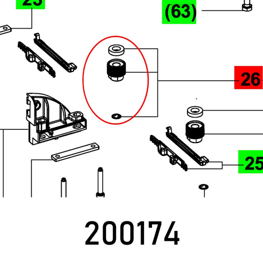 ADJUSTING WHEEL TS 55-TSC 55