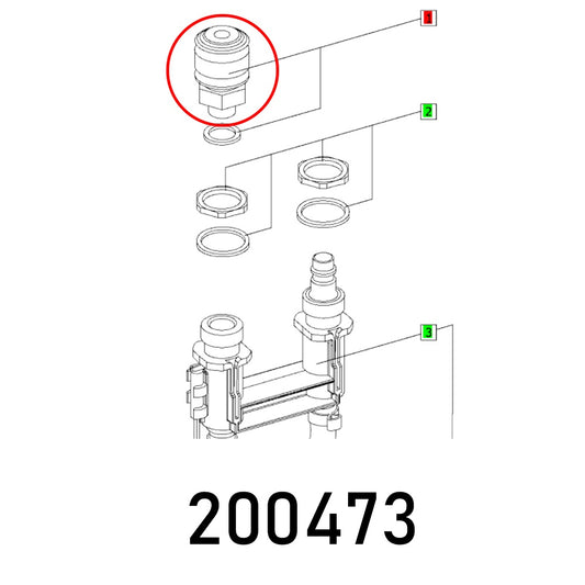 QUICK COUPLER SO KD-1-4 ET-BG