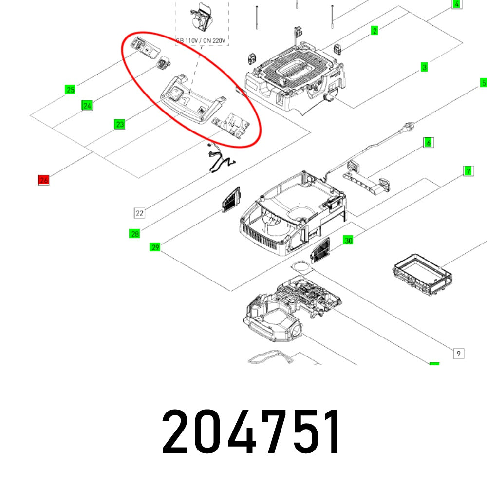 RESTRICTOR CTL EU 230V ET-BG