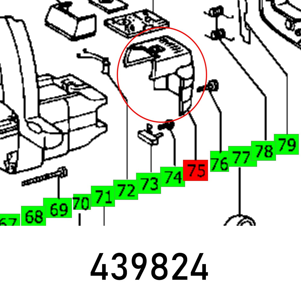 MOTOR HOUSING C AP 55