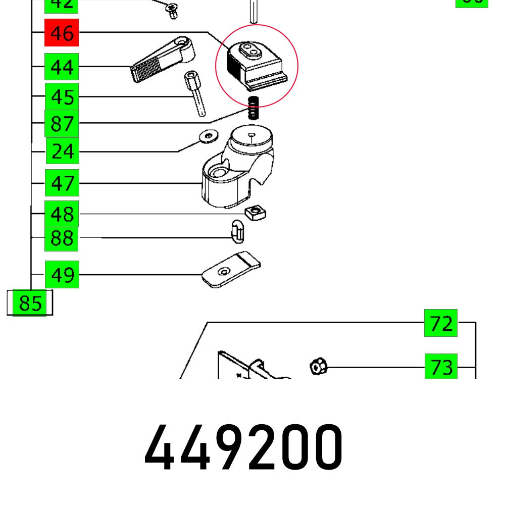 CLAMP RIDER CS 70 ST