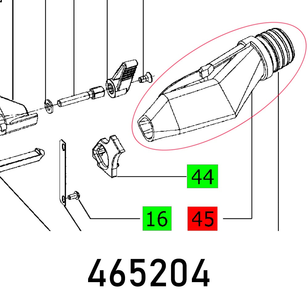 EXTRACTOR TUBE DF 500 Q