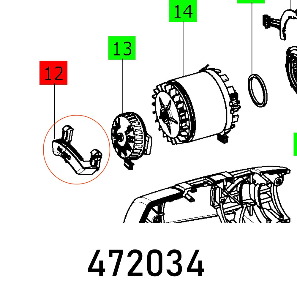 HOUSING INSERT T 12