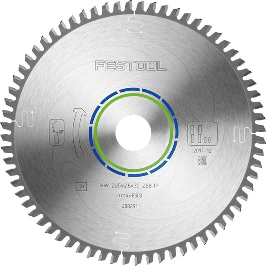 SAW BLADE HW 225X2,6X30 TF68
