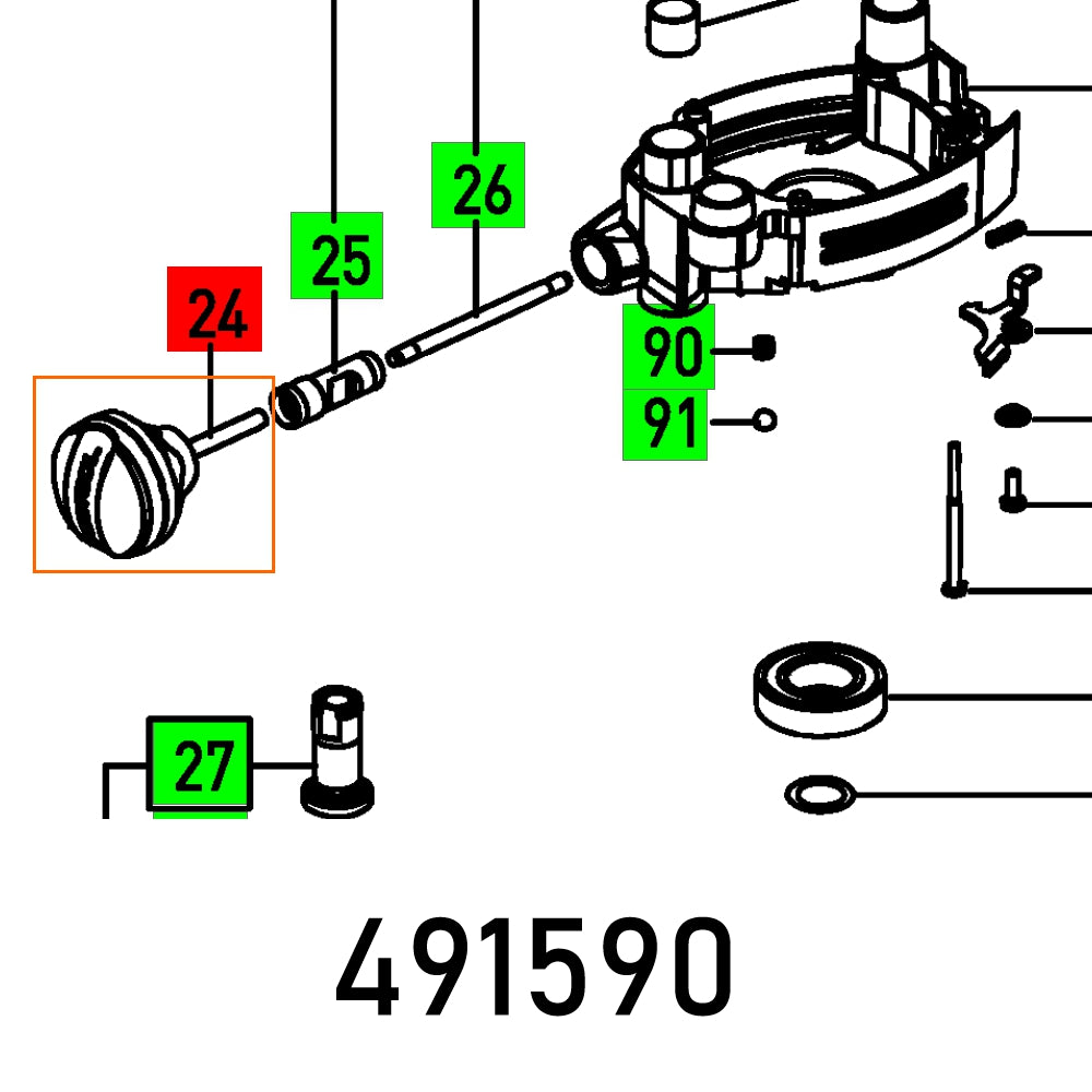 HANDLE OF 1400