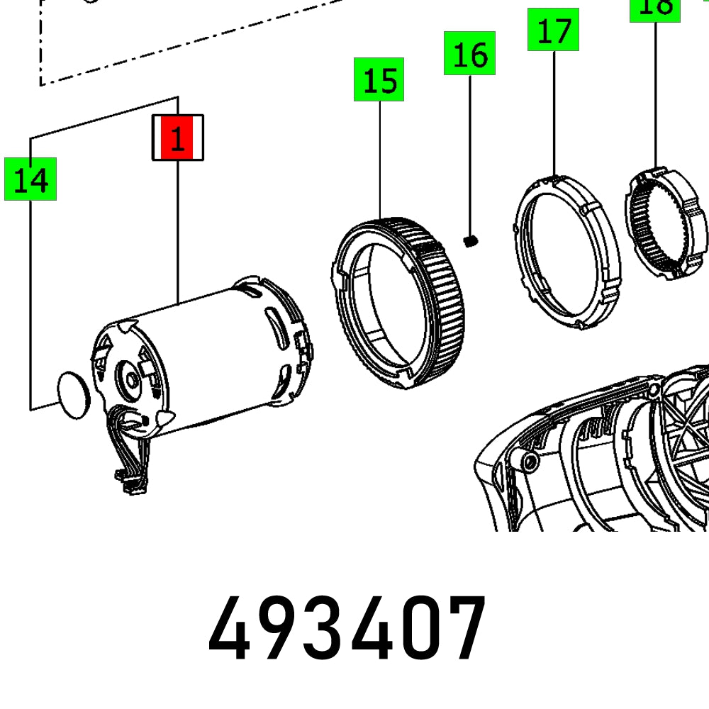 MOTOR C 12 KOMPL. ET-BG