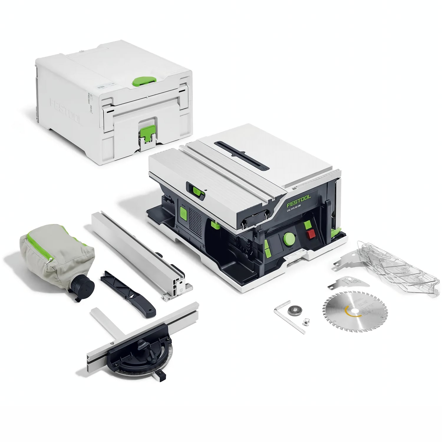 SYSTAINER SAW CSC SYS 50 EBI-BASIC CORDLESS TABLE SAW 168MM BLADE