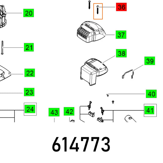 SCREW PT 40X35