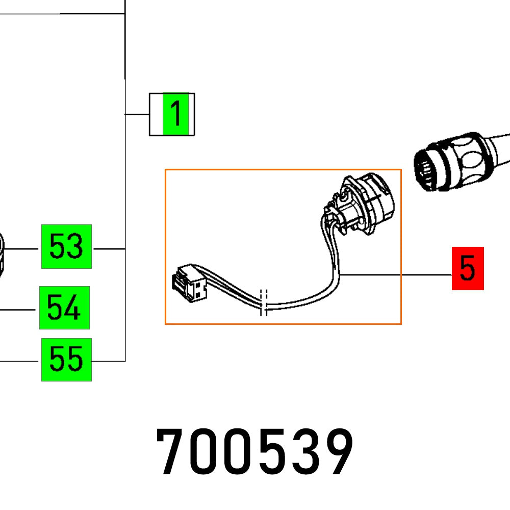 SOCKET HOUSING RO 90 DXPLUG IT VOLLST.