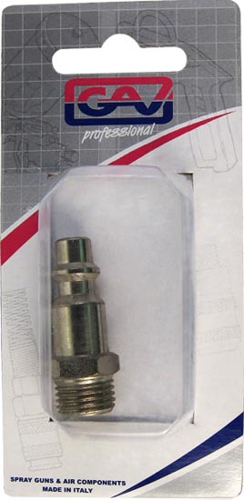 QUICK COUPLER INSERTS1/4'M USA PACKAGED