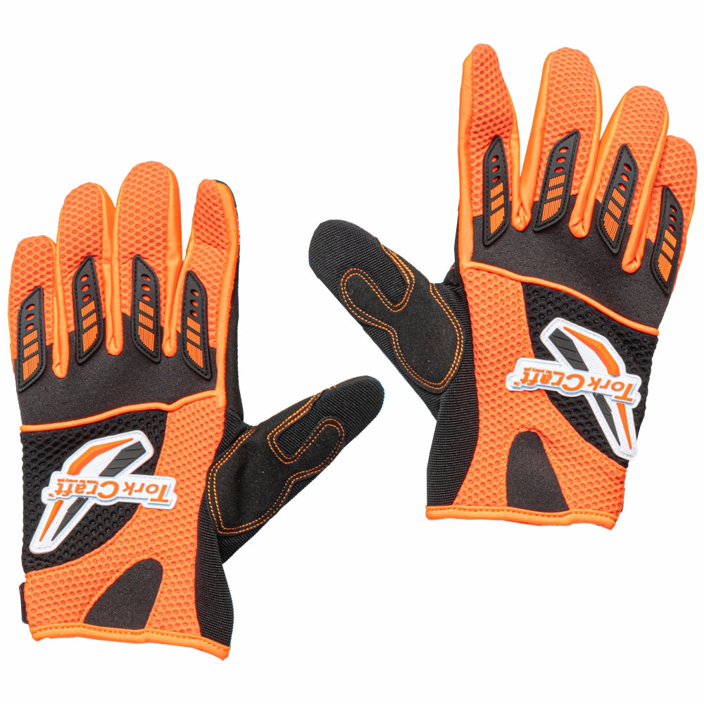 LIMITED EDIT. 2XL RACING GLOVE ORANGE SYN. LEATHER