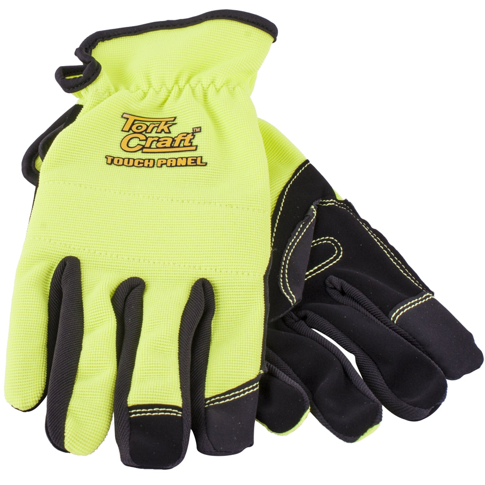 GLOVE YELLOW SMALL WITH PU PALM MULTI PURPOSE
